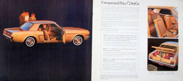 Ford Mustang Modelprogram 1964 Carbrochure (8601)